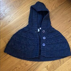 Infant hooded cape